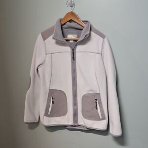 GreenTea Gray and White Women's Jacket